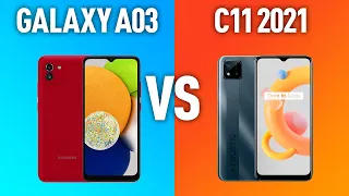 Samsung Galaxy A03 vs Realme C11 2021. Сравнение БЕЗУМНО ДЕШЁВЫХ смартфонов.