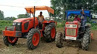 Tractor Video Kubota MU5502 4x4 Vs. Swaraj 855 4x4.
