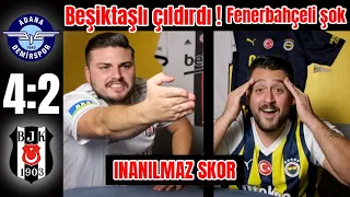 😱 Fanatik Beşiktaşlı ve Fenerbahçeli Adana Demirspor - Beşiktaş maçı tepki - İNANILMAZ SKOR!