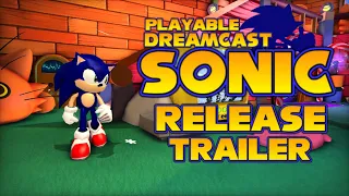 Playable Dreamcast Sonic Release Trailer | Single Trailer