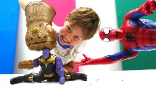 Avengers Thanos'u Süper Kahramanlar partisinden kovdular! Marvel süper kahramanlar