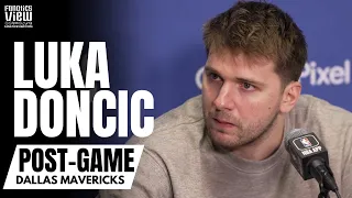 Luka Doncic Reacts to Dallas Mavs Coming Out "Flat" vs. LA Clippers & Mavs Game 1 Loss | Post-Game