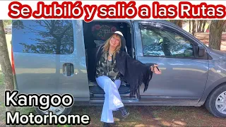 Ella Viaja Sola en su Kangoo Motorhome " La Profe " @viviandelmar