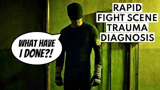 Doctor breaks down DAREDEVIL HALLWAY SCENE // Rapid Fight Scene Trauma Diagnosis