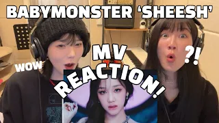 [ENG SUB] BABYMONSTER - SHEESH  MV REACTION l 미래의 코첼라 스타 베몬 나가신다!