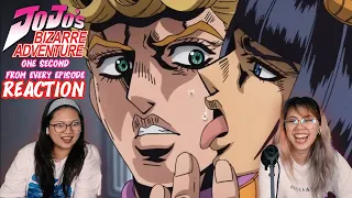 TOO CRAZY 🤣🤯 ONE SECOND FROM EVERY EPISODE OF JOJO'S BIZARRE ADVENTURE REACTION!!