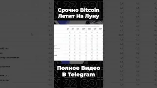 🚀 Срочно Биткоин Летит на Луну! Криптовалюта Когда Коррекция #shorts