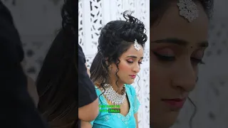 Latest trending front variation for bridal hairstyle #hairstyle #bunhairstyle #hairbun