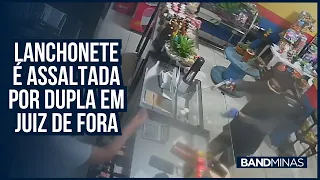 Lanchonete é assaltada por dupla em Juiz de Fora | JORNAL BAND MINAS - 04/03/24