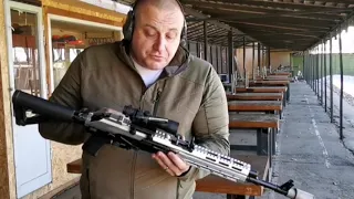 AK-H based on Saiga-308 with SAG MK3 chassis (RUS)