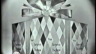 YOUR SURPRISE PACKAGE CBS short-lived 1961-62 game show opening