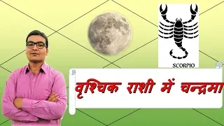 वृश्चिक राशि में चन्द्रमा (Moon In Scorpio) वृश्चिक राशी वाले लोग | Vedic Astrology | हिंदी