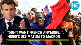 'Go Back To France': Nigeriens Warn French Army, Wave Russian Flag At Rally Calling For Envoy's Exit