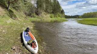 Сплав по реке Дёржа на SUP