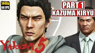 Yakuza 5 Remastered Gameplay Walkthrough [Full Game PC - Kazuma Kiryu (Part 1) All Chapters] No Comm