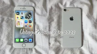 Using iPhone 8 in 2023 + camera test / Aesthetic #iphone #iphone8