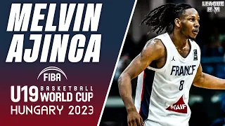 Melvin Ajinça France U19 World Cup Highlights | Top Performer & Stockriser! | 2024 NBA Draft