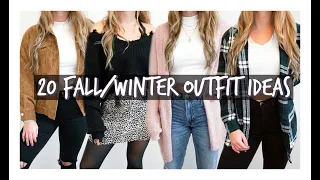 20 Fall/Winter Outfit Ideas || Dressy & Casual || Fall Lookbook