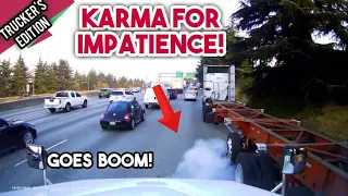 Truckers Edition Nó46-Road Rage ,Bad Drivers, Brake Checks, Dashcam caught | Instantkarma