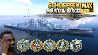 Schlieffen: One of the best WoWs player on map Shatter - World of Warships