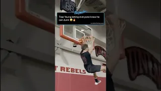 Trae Young with the bounce! 👀 | #Shorts