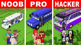 NOOB vs PRO: FAMILIEN BUS HAUS Bau Challenge in Minecraft