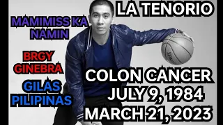 NAMAALAM NA! LA TENORIO MAY COLON CANCER STAGE 3! BRGY GINEBRA GILAS PILIPINAS PBA