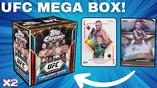 2 AUTOS! 2024 Topps Chrome UFC MEGA BOX Review!