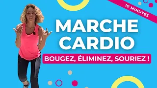 10 min - MARCHE CARDIO - Sport à la maison pour être en bonne santé🔥