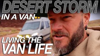 Desert Storm In a Van - Living The Van Life