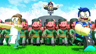 MY OWN PIGGY ARMY vs EVERYONE! (Roblox Piggy Update)