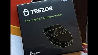 Unboxing Trezor One Cold Wallet