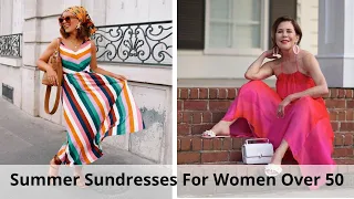 🔴 Trendy Summer Sundresses For Women Over 50  ★ Women Beauty Club