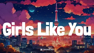 Maroon 5 - Girls Like You | LYRICS | Shape of You - Ed Sheeran