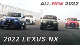 2022 Lexus NX - New DRIVING & Exterior Footage with 250, 350, 350h  and 450H+ Models