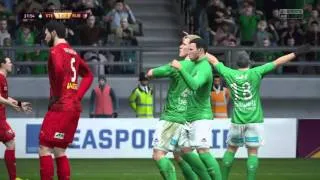 FIFA 16 europa league asse vs rubin kazan mode carriere manager asse #12