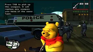 GTA San Andreas: Winnie the Pooh Skin Mod