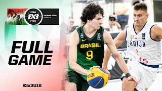 Serbia 🇷🇸 vs Brazil 🇧🇷 | Men | Full Game | FIBA 3x3 U18 World Cup 2023