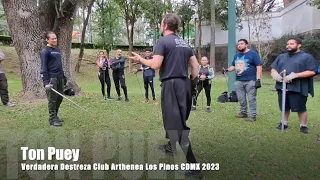 Ton Puey | Espada Ropera | Verdadera Destreza | Club Arthenea | Los Pinos CDMX 2023 2/4