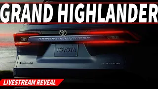 Toyota Debuts All-New 2024 Grand Highlander 3-Row Crossover