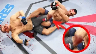 СЛОМАЛ НОГУ Хабиба за Тони Фергюсона с помощью иманари ролл в UFC 3