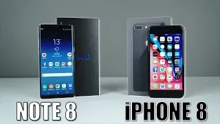 iPhone 8 Plus vs Samsung Galaxy Note 8 - Który wybrać?