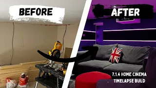 Home Cinema Time Lapse - watch this room transform before your eyes