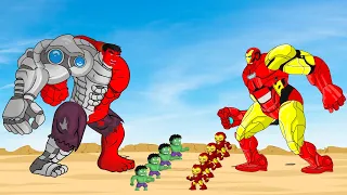 Evoluiton Of IRON HULK vs Evolution Of IRON MAN : Who Is The King Of Super Heroes?