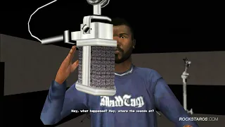 Madd Dogg performs in his recording studio - GTA San Andreas