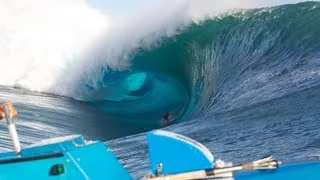 Biggest tube of the Year! Koa Rothman XXL Tahiti 2013
