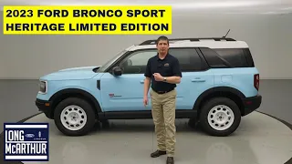 FIRST LOOK: 2023 FORD BRONCO SPORT HERITAGE LIMITED EDITION