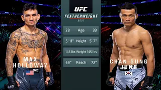 UFC Fight Night: Holloway vs. The Korean Zombie Full Fight