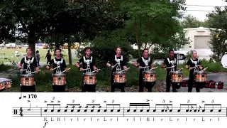 Boston Crusaders Snare Feature 2015 (w/Sheet Music)