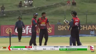 Basir Ahamad takes 2 wickets in superb debut spell for Nepal